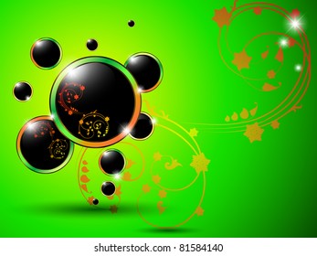 Glossy black speech bubble