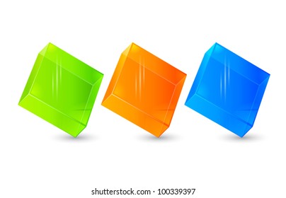 Glossy blank web internet button.This vector illustration created and saved in 10 eps
