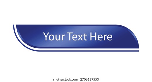 Caja de texto redondeada azul brillante 