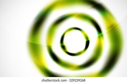Glossy blurred swirl circle shapes abstract background, web pattern for your message