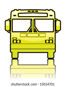 Glossy Bus Icon