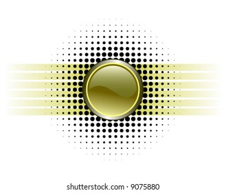 Glossy button design