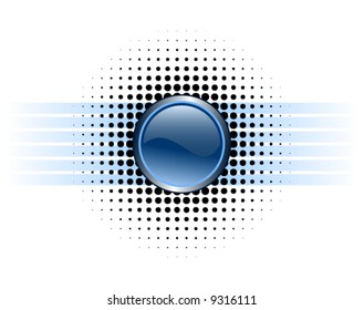 Glossy button design