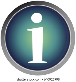 Glossy Button i - Info, About ...