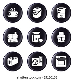 Glossy button set 17