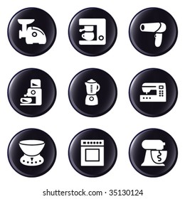 Glossy button set 19