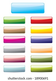 Glossy button set