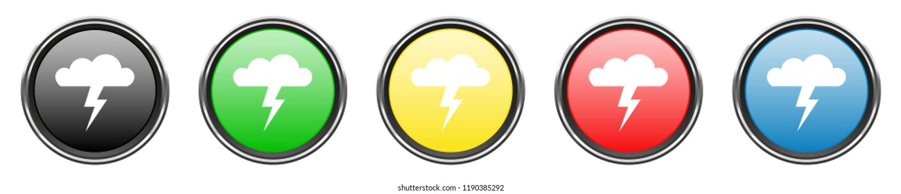 glossy buttons with icon