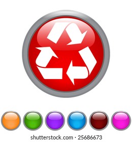 Glossy buttons - vector image