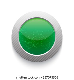 Glossy button.Vector Illustration for your design. EPS10.
