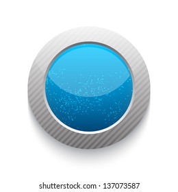 Glossy button.Vector Illustration for your design. EPS10.