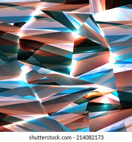 Glossy christal abstract background