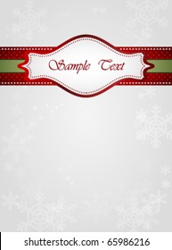 Glossy Christmas frame
