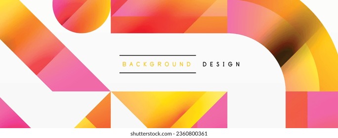 Glossy circle, square, triangle shapes minimalist geometric backdrop. Sleek, contemporary design with a touch of sophistication for digital designs, presentations, website banners, social media posts
