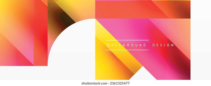 Círculo brillante, cuadrado, triángulo formas fondo geométrico minimalista. Diseño elegante y contemporáneo con un toque sofisticado para diseños digitales, presentaciones, banners de sitios web, publicaciones en medios sociales