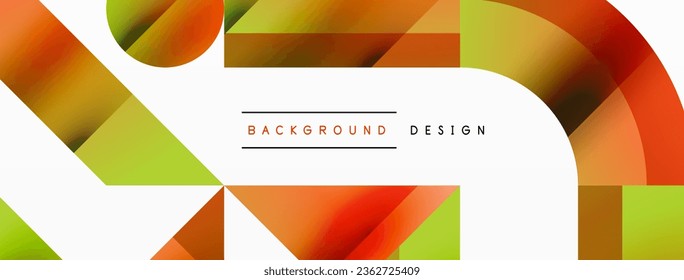 Glossy circle, square, triangle shapes minimalist geometric backdrop. Sleek, contemporary design with a touch of sophistication for digital designs, presentations, website banners, social media posts