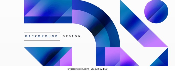 Círculo brillante, cuadrado, triángulo formas fondo geométrico minimalista. Diseño elegante y contemporáneo con un toque sofisticado para diseños digitales, presentaciones, banners de sitios web, publicaciones en medios sociales