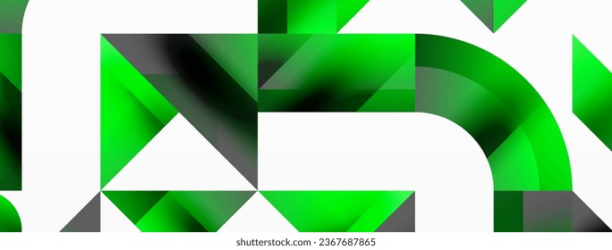 Glossy circle, square, triangle shapes minimalist geometric backdrop. Sleek, contemporary design with a touch of sophistication for digital designs, presentations, website banners, social media posts