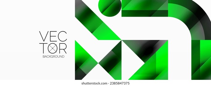Glossy circle, square, triangle shapes minimalist geometric backdrop. Sleek, contemporary design with a touch of sophistication for digital designs, presentations, website banners, social media posts
