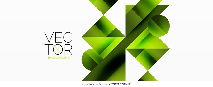 Glossy circle, square, triangle shapes minimalist geometric backdrop. Sleek, contemporary design with a touch of sophistication for digital designs, presentations, website banners, social media posts