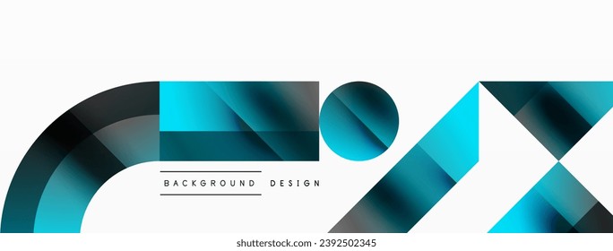 Círculo brillante, cuadrado, triángulo formas fondo geométrico minimalista. Diseño elegante y contemporáneo con un toque sofisticado para diseños digitales, presentaciones, banners de sitios web, publicaciones en medios sociales