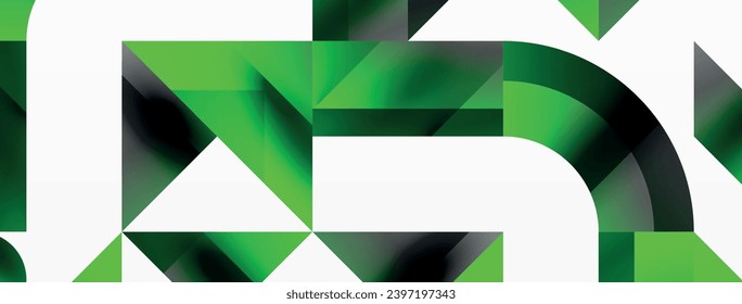 Glossy circle, square, triangle shapes minimalist geometric backdrop. Sleek, contemporary design with a touch of sophistication for digital designs, presentations, website banners, social media posts