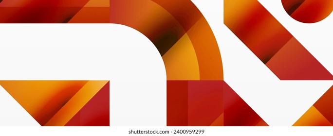 Glossy circle, square, triangle shapes minimalist geometric backdrop. Sleek, contemporary design with a touch of sophistication for digital designs, presentations, website banners, social media posts