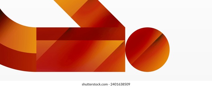 Glossy circle, square, triangle shapes minimalist geometric backdrop. Sleek, contemporary design with a touch of sophistication for digital designs, presentations, website banners, social media posts