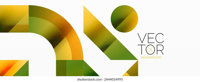 Círculo brillante, cuadrado, triángulo formas minimalista fondo geométrico. Diseño elegante y contemporáneo con un toque de sofisticación para diseños digitales, presentaciones, banners de sitios web, publicaciones en redes sociales