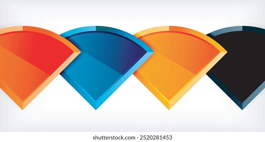Fondo geométrico de círculos brillantes. Ilustración vectorial para el Fondo de pantalla, Anuncio, fondo, tarjeta, ilustración del libro, landing page