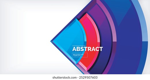 Glossy circles geometric background. Vector Illustration For Wallpaper, Banner, Background, Card, Book Illustration, landing page