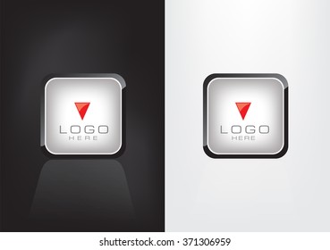 Glossy and clean  Logo Template (For Application or the others)