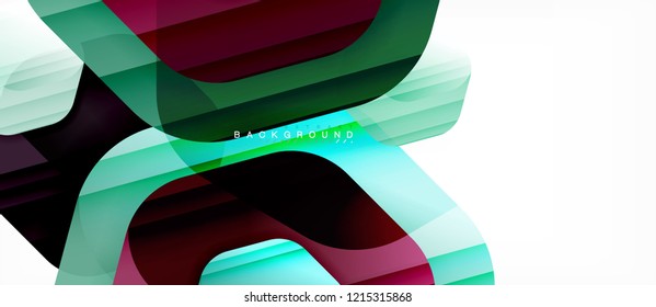 Color brillante hexágono fondo de composición moderna, diseño de vidrio brillante, vector
