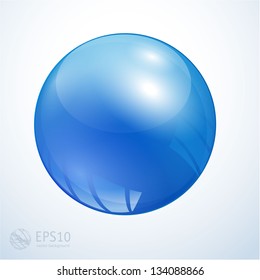 Globo abstracto de colores brillante. Vector.