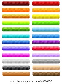 botones brillantes y coloridos