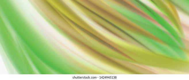 Glossy colorful liquid waves abstract background,, modern techno lines. Vector stripes, motion concept