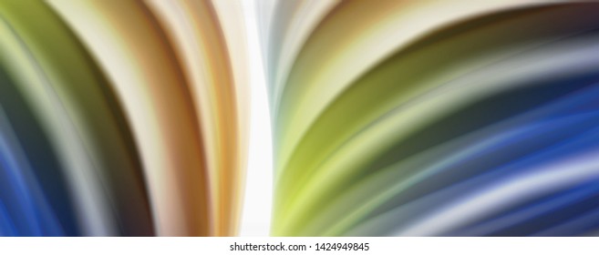 Glossy colorful liquid waves abstract background,, modern techno lines. Vector stripes, motion concept