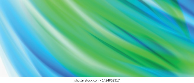 Glossy colorful liquid waves abstract background,, modern techno lines. Vector stripes, motion concept