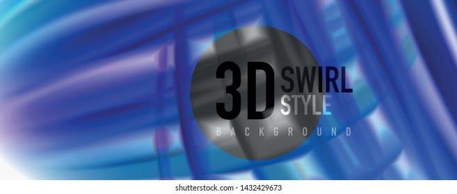 Glossy colorful liquid waves abstract background,, modern techno lines. Vector stripes, motion concept