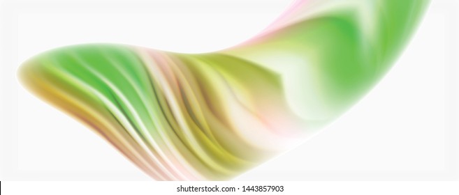 Fundo abstrato colorido brilhante ondas líquidas, linhas tecno modernas. Listras vetoriais, conceito de movimento