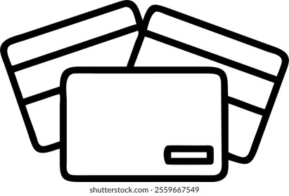 Glossy credit cards fanned out concept as Close up pan across glossy credit cards fanned out on a plain light surface. Cards shimmer under soft lighting. Camera pulls back to reveal ample copy space s