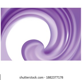 Glossy curvy smooth blur spin whirl motion dark text space design. Fluid surface art logo sign icon symbol frame border. Appetize juicy berry jelly light lavender color: dewberry, whortleberry, plum