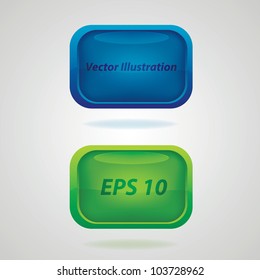Glossy Display screen vector