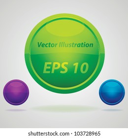 Glossy Display screen vector
