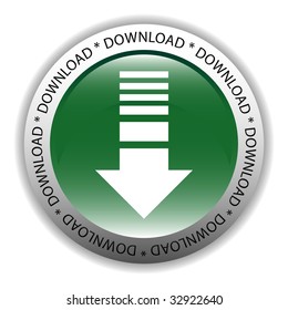 Glossy Download Button