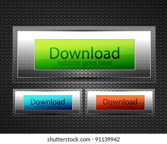Glossy download buttons