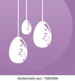 glossy easter background