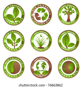 Glossy Ecology Labels