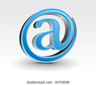 Glossy e-mail concept Icon for Web Applications - Vector