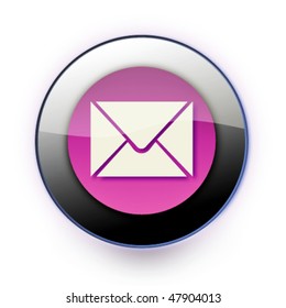  Glossy E-Mail Sign Button